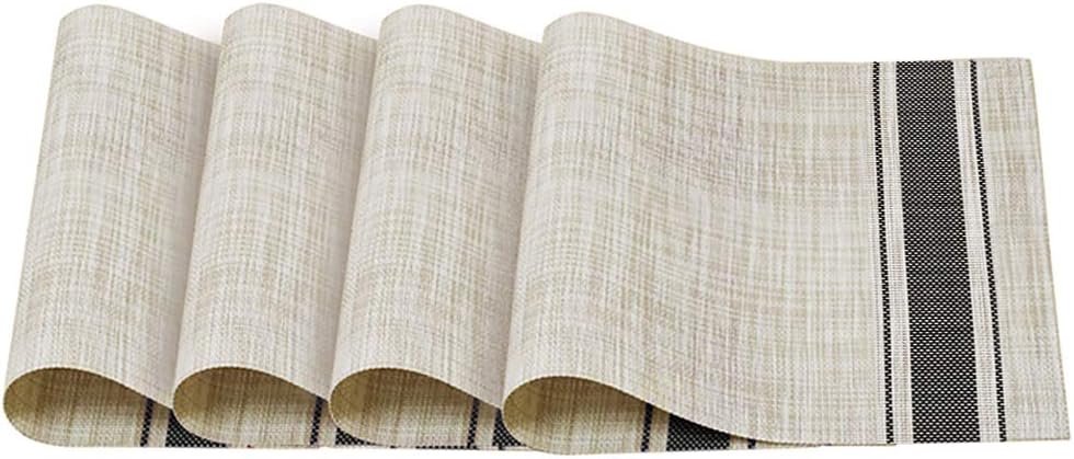 Cross-Woven Placemat, Non-Slip, Washable, Easy To Clean - Image 2