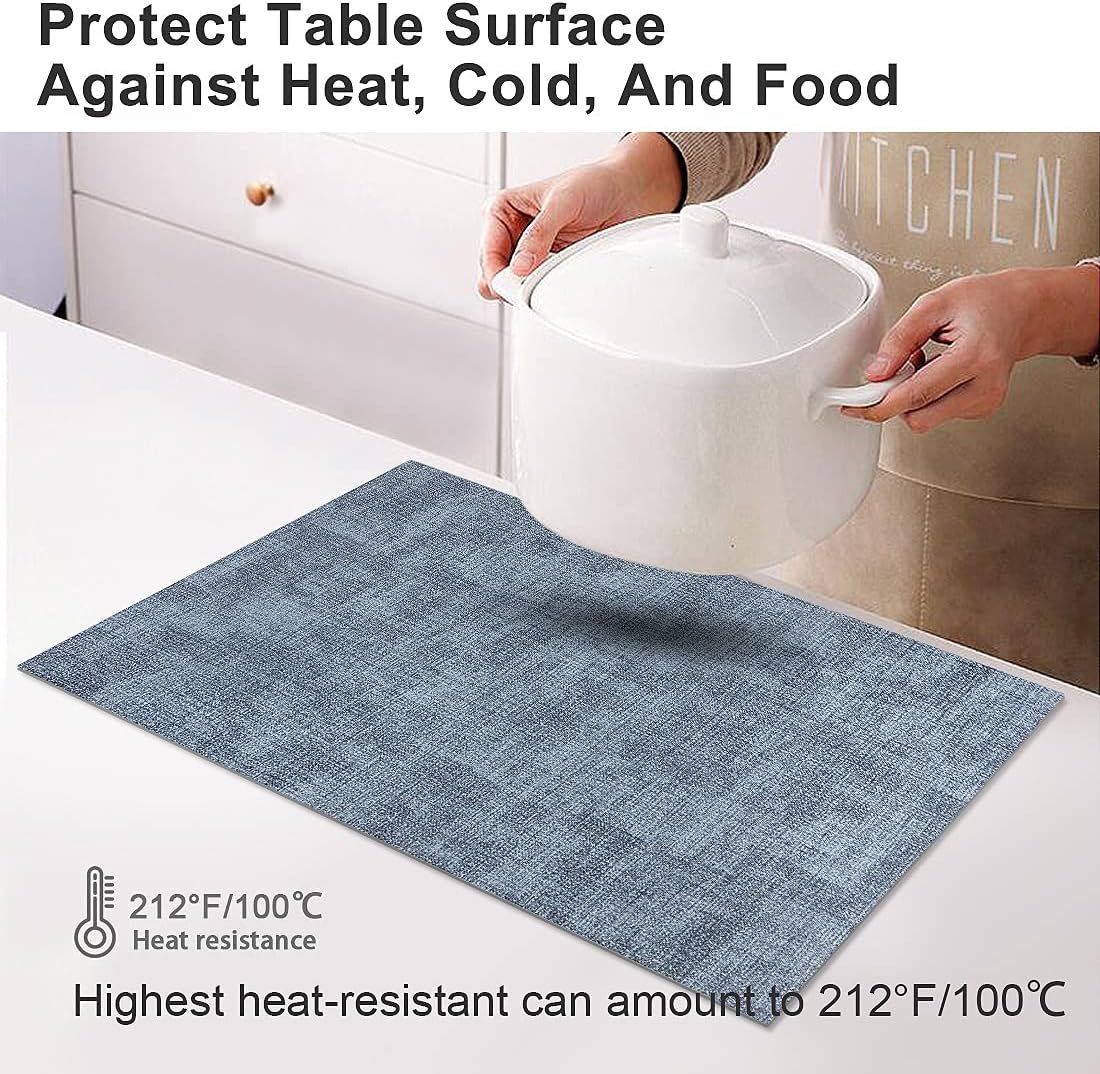 Heat-Resistant Leather Placemat, Waterproof, Wipeable, And Non-Slip - Image 2